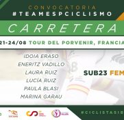 España repetirá presencia en el Tour del Porvenir para féminas sub-23