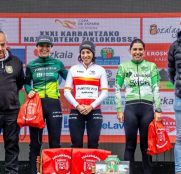 Kevin Suárez y Lucía González dominan en la Copa de España de Karrantza